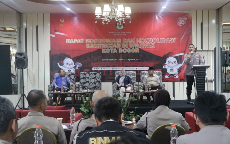 Sukseskan Pemilu 2024, KPU Kota Bogor Gandeng Polisi