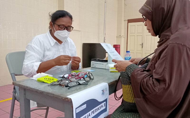 Rangkaian HUT Ke-75 Yayasan Regina Pacis Adakan Baksos Untuk Masyarakat Pra-sejahtera Kota Bogor