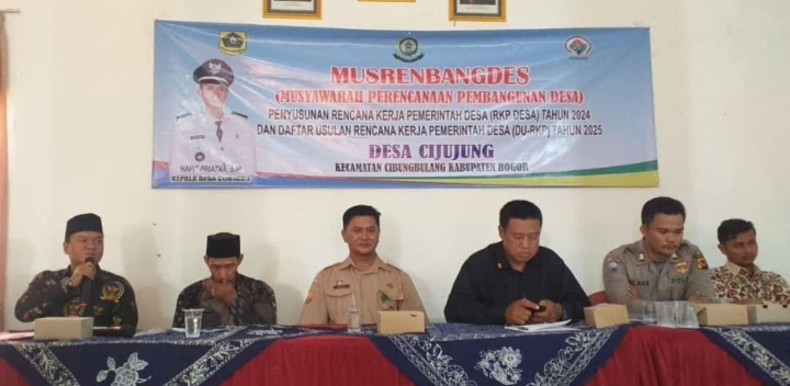 Musrenbang RKPDes Tahun 2024, Kepala Desa Cijujung Fokus Penguatan Kualitas Pendidikan dan Kesehatan infrastruktur