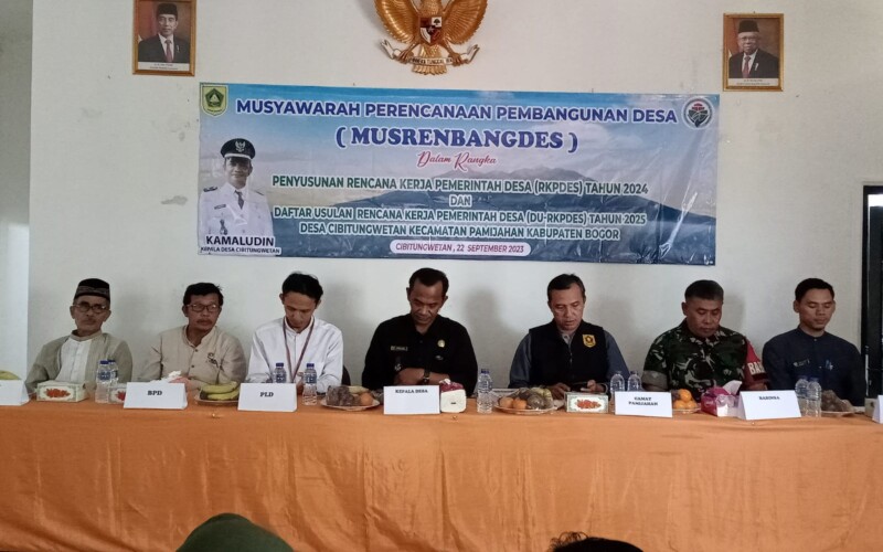 Musrenbang RKPDes 2024, Desa Cibitung Wetan Fokus Pada Penguatan Kualitas Manfaat Masyarakat