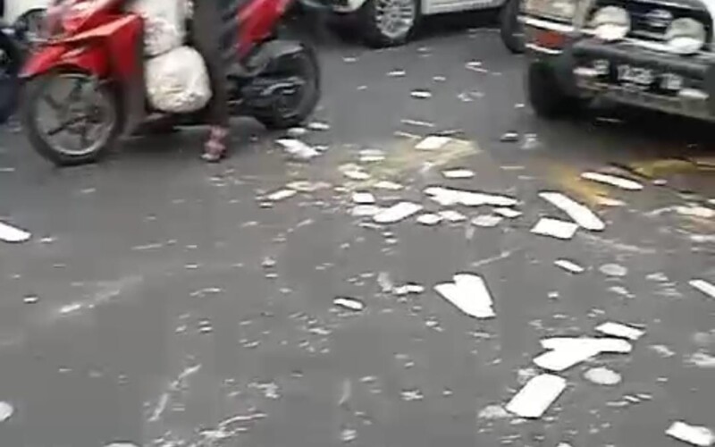 Gas Melon Meledak di Warung Jamu, Satu Pengendara Jadi Korban