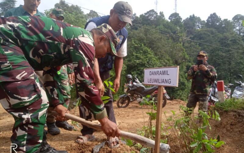 Penghiiauan, Target Koramil 0621 – 16 / Leuwiliang di Zona Merah Bencana