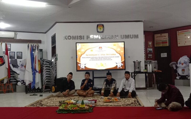 Jelang Pencoblosan, KPU Kota Bogor Gelar Doa Bersama