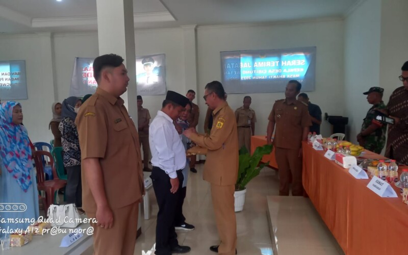 Gilang Dwi Septia B Resmi Jabat Kepala Dusun III Desa Cibitung Wetan