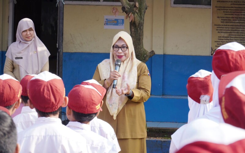 Gertak PSN di SDN Bantarjati 1, Sekda Jelaskan Ciri-ciri Nyamuk Aedes Aegypti