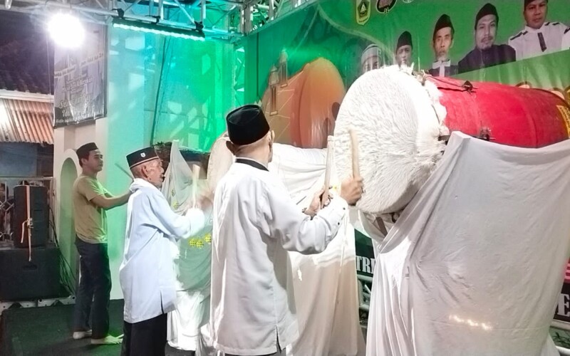 Sambut Malam Takbiran, Pemdes Cimanggu II Gelar Festival Tabuh Bedug