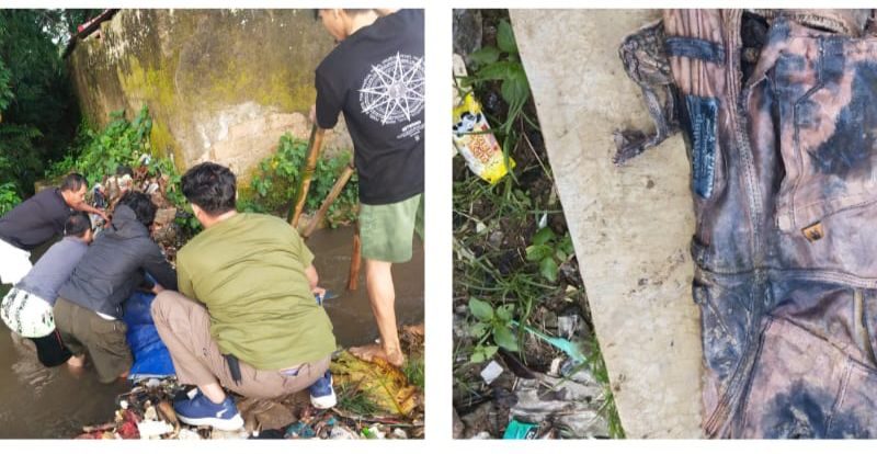 Hanyut sudah satu Bulan, Asep Warga Pamijahan Ditemukan Meregang Nyawa di Sungai Ciaruteun Udik Cibungbulang