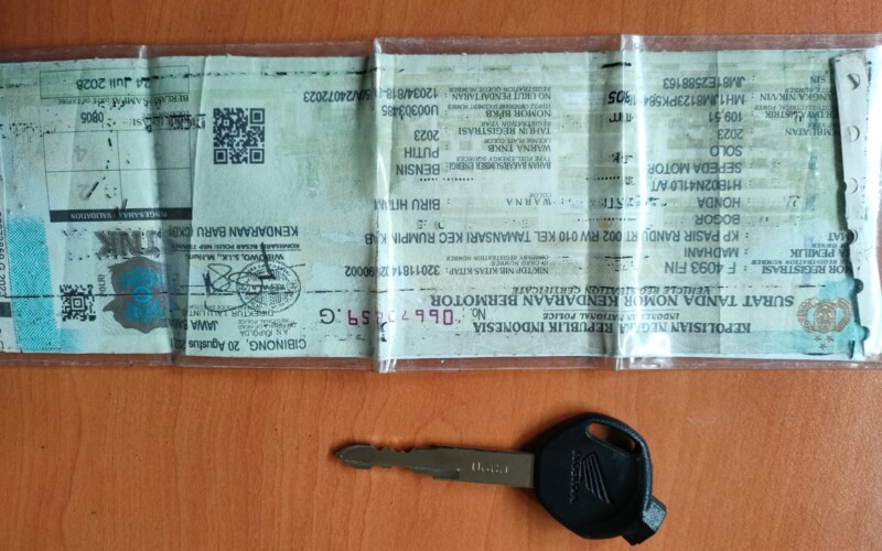 Dua Pria di Rumpin Ditangkap Polisi Usai Curi Motor Tetangganya