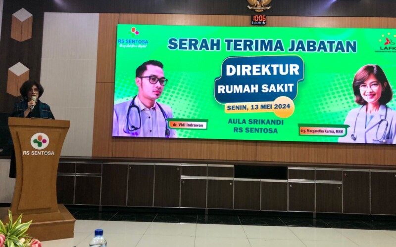 Kadinkes Kabupaten Bogor Hadiri Serah Terima Jabatan Direktur RS Sentosa