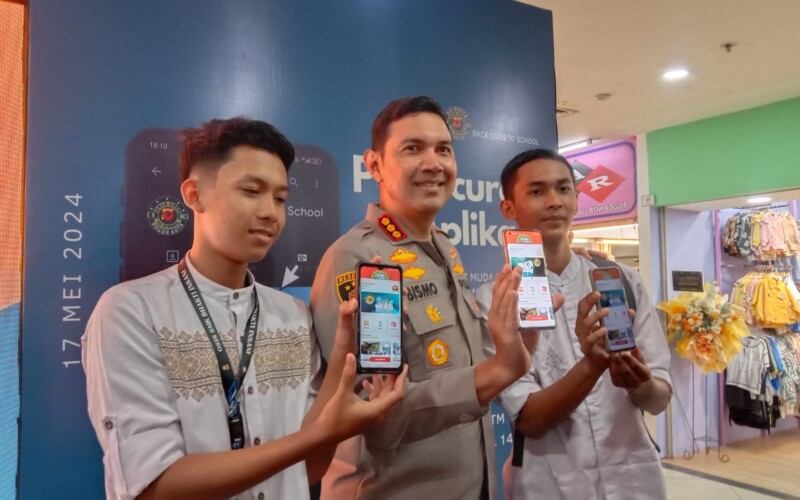 Polresta Bogor Kota Launching Aplikasi SKCK Goes to School, Ini Kegunaannya