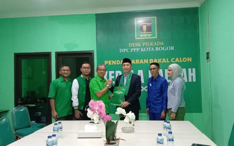 10 Kandidat Resmi Daftar di DPC PPP Kota Bogor, Dedie Rachim Siap Maju Bersama