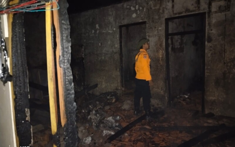 Kebakaran Hebat di Mekarsari Rumpin, Satu Rumah Hangus