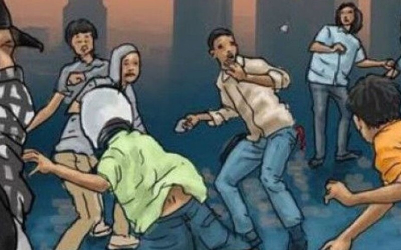 Satu Korban Diduga Salah Sasaran Tawuran di Gang Aut Alami Luka Bacok, 6 Orang Ditangkap Polisi