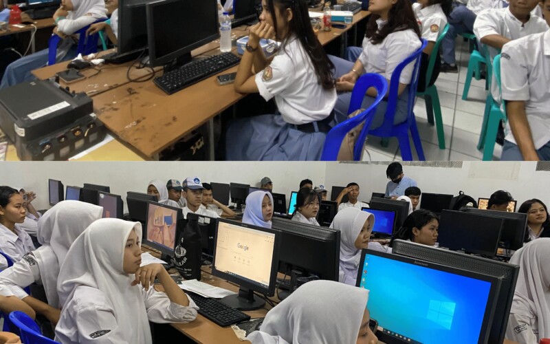 Badan Eksekutif Mahasiswa (BEM) STIE GICI Business School Gelar Program Edukasi Bisnis di SMK Bhakti Insani Bogor