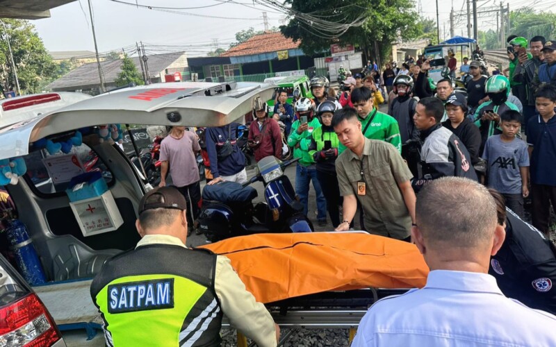 Pemuda Asal Sukabumi Tewas Tertabrak KRL di Tanah Sareal