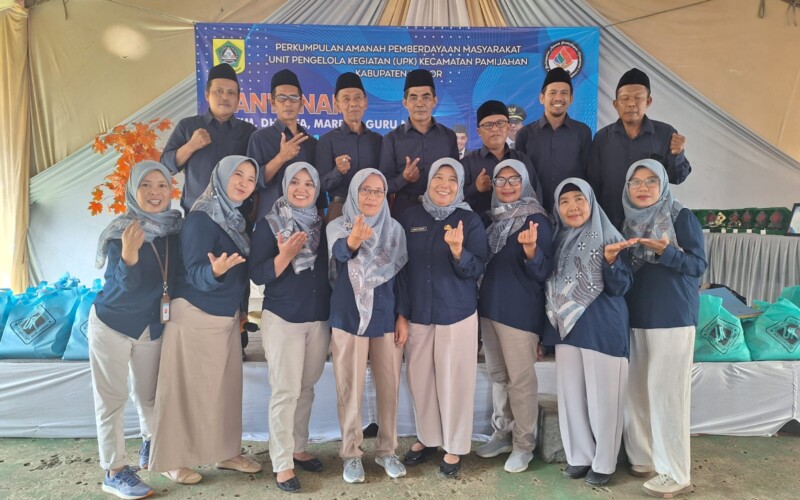 UPK Pamijahan Santuni 900 orang se- Kecamatan Pamijahan