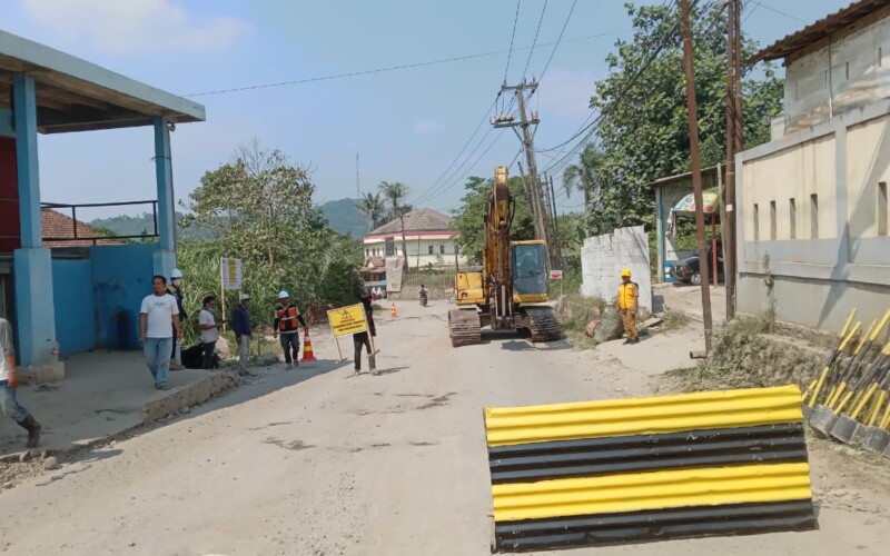 Begini Kondisi terkini Ruas Jalan Parung Panjang-Bunar