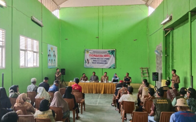 Pemdes Cibening Gelar Musdes Perubahan RKPdes dan APBDes tahun 2024