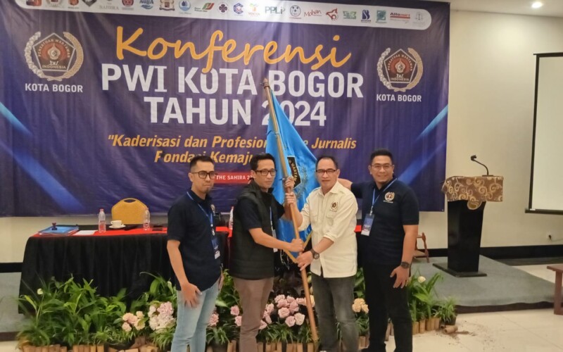 Herman Indra Budi Pimpin Ketua PWI Kota Bogor Periode 2024-2027
