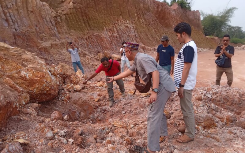 Polisi Datangi Lokasi Galian Ilegal, ini yang Ditemukan