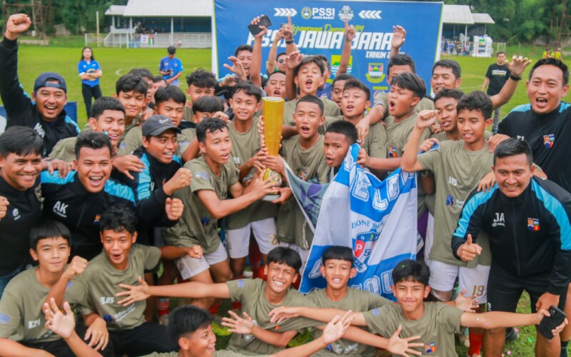Ukir Sejarah! U-14 Kota Bogor Juara Kejurda PSSI Jabar