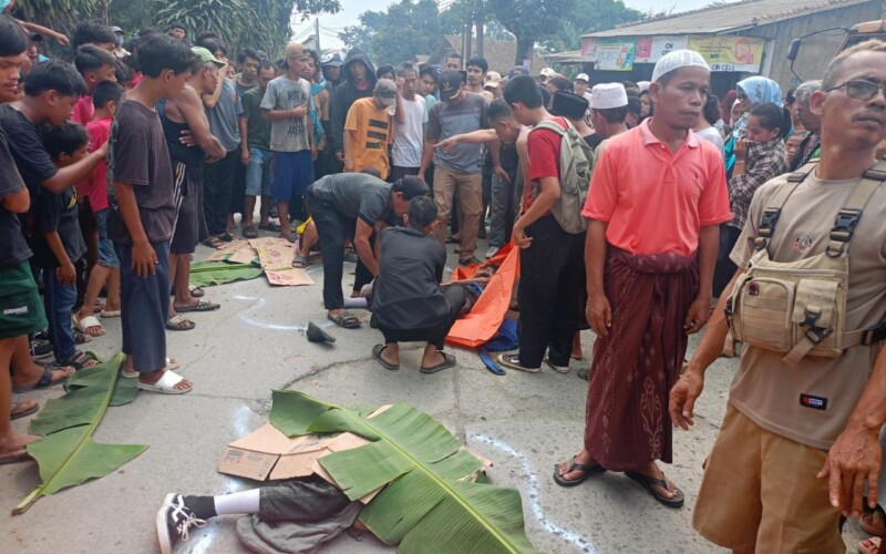 2 Pelajar Tewas Terlindas Tronton, Polsek Rumpin Lakukan Olah TKP