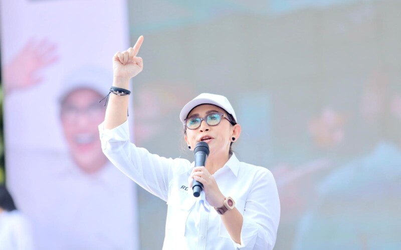 Belum Lama Sosialisasi, Hasil Survey Rena Da Frina Beda Tipis Dengan Dedie Rachim dan Rayendra