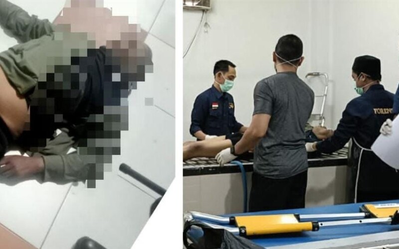 Seorang PNS Ditemukan Tewas Tergeletak di Ruko Jalan Tegar Beriman Cibinong