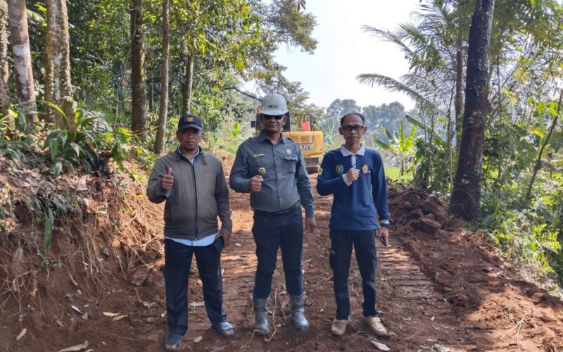 Serap Anggaran Samisade tahun 2024, Pemdes Cibitung Wetan Buka Akses Jalan Tembus
