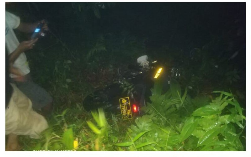 Warga Jasinga Temukan Motor Dinas Polisi Dalam Kebun, Diduga Dicuri
