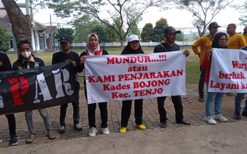 Pembuatan AJB Di Desa Bojong Lama Tidak Selesai, Genpar Gelar Aksi Moral