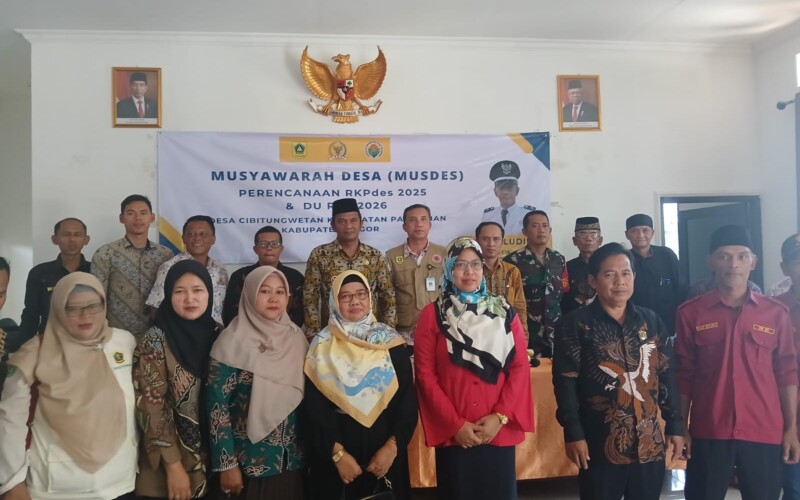 Desa Cibitung Wetan Gelar Musyawarah Peyusunan RKPDes tahun 2025 dan DU RKPDes 2026