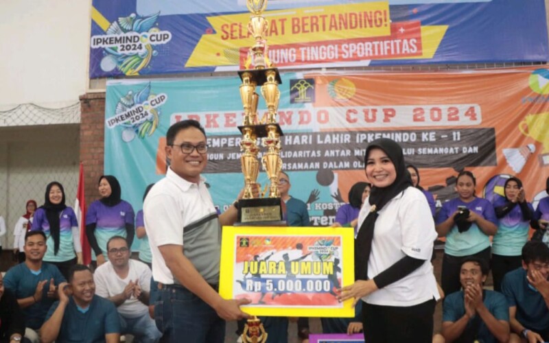 Turnamen Olahraga IPKEMINDO CUP 2024 Sukses Digelar Di Gor Divisi Infanteri 1/Kostrad Cilodong
