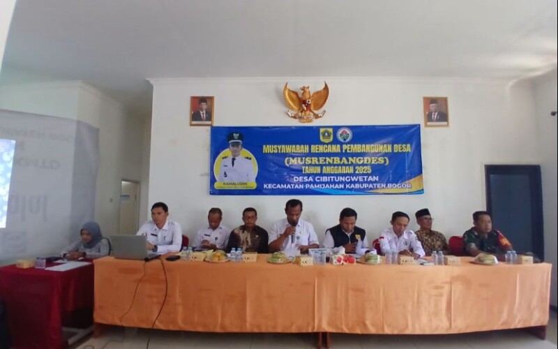 Pemdes Cibitung Wetan Gelar Musrembangdes tahun Anggaran 2025.