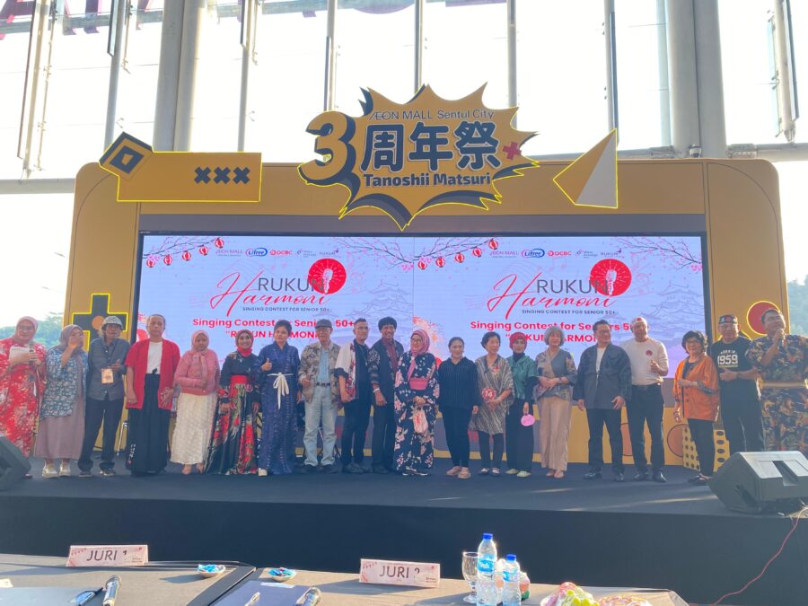 Rukun Sahabat Senior Gelar Acara Lomba Nyanyi untuk Senior di Aeon Mall Sentul City