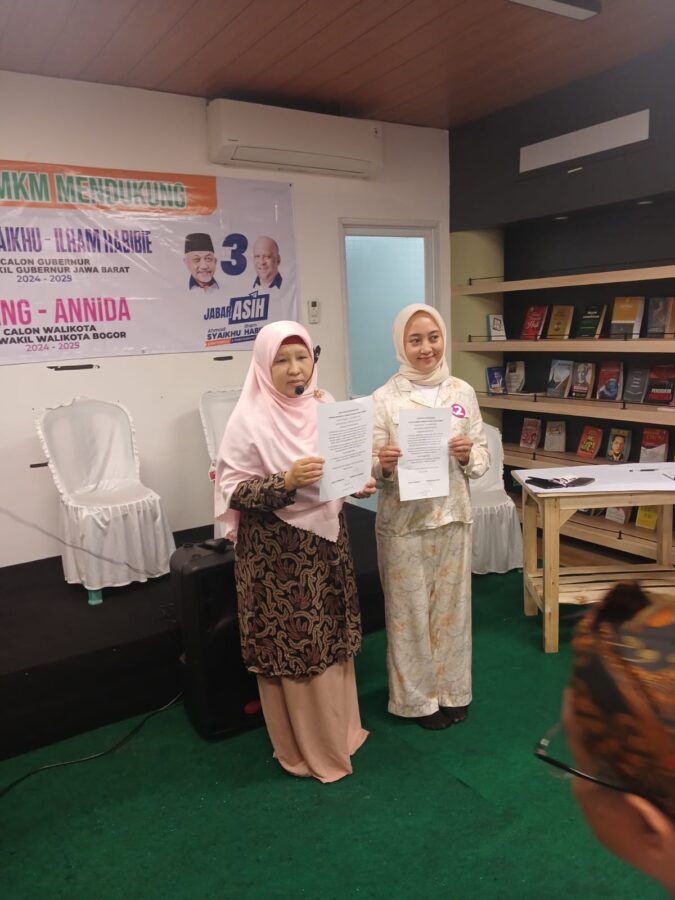 Pilkada 2024, Asosiasi UMKM Kota Bogor Deklarasikan Dukung Atang-Annida
