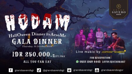HODAM Bakal Hadir Pada Malam Halloween di Hotel Grand Savero Bogor