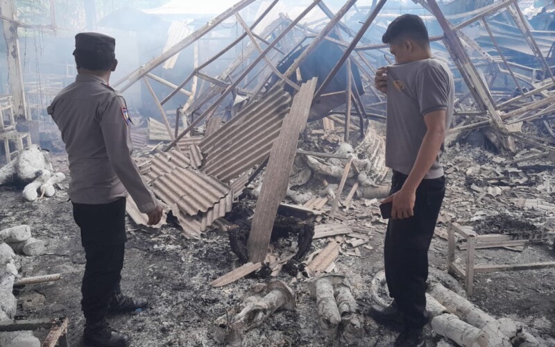 UPDATE: Kebakaran Gudang di Gunungsindur Satu Orang Tewas hangus Terpanggang