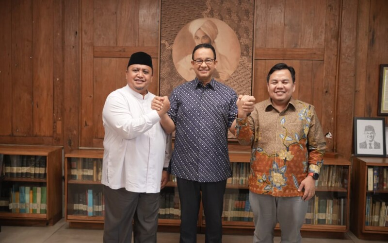 Anies Baswedan Doakan Atang Trisnanto Jadi Wali Kota Bogor