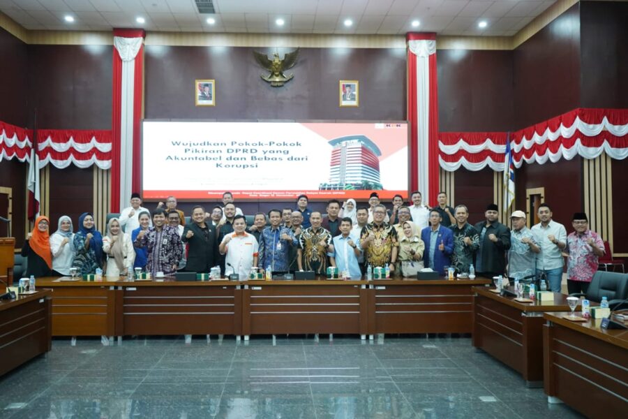 Dukung MCP KPK, DPRD Komitmen Hadirkan Pengelolaan Pokir yang Akuntabel