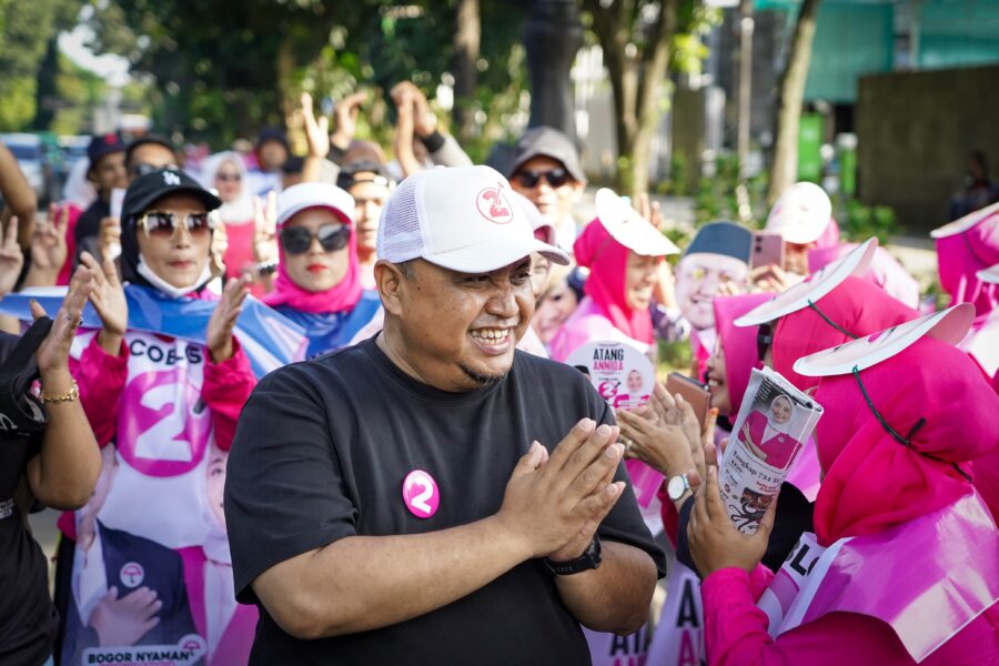 Flashmob Cara Unik Atang-Annida Sapa Masyarakat di Hari Terakhir Kampanye