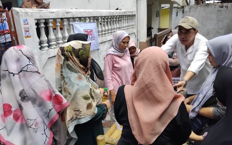 Relawan Trust Gelar Pangan Murah hasil Pertanian