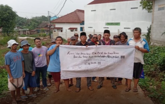 Warga Kampung Glusur Minta Kebijaksanaan PT SB Akses Jalan Jangan Ditutup, Ini Alasannya