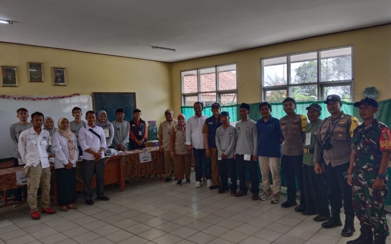 Pemdes Cibitung Wetan Monitoring Pelaksanaan Pilkada tahun 2024
