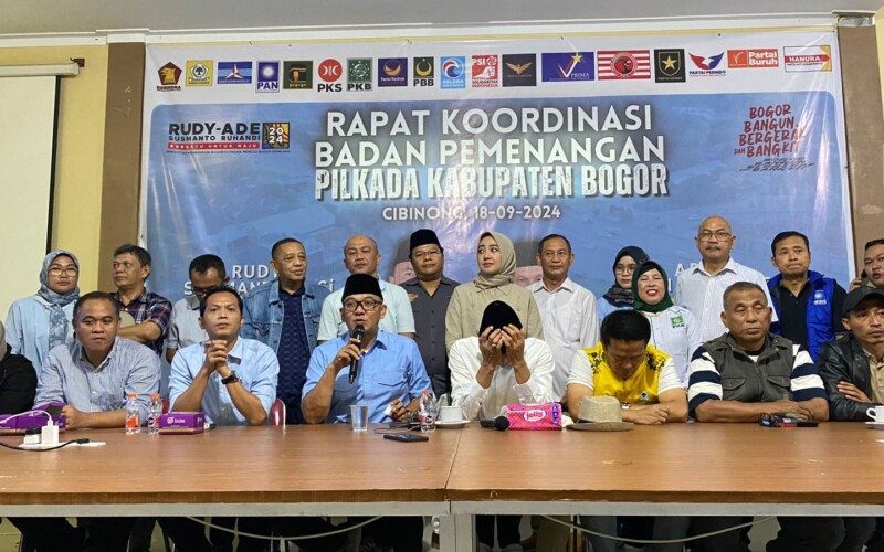 Pasangan Rudy-Ade Deklarasikan Kemenangan di Pilkada Kabupaten Bogor