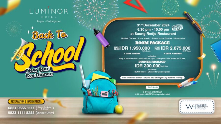 Rayakan Momen Akhir Tahun yang Berkesan bersama Keluarga di Luminor Hotel Bogor Padjadjaran