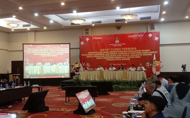 Hasil Rekapitulasi KPU Kota Bogor, Pasangan Dedie – Jenal Unggul Perolehan Suara