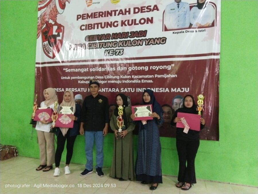 Warga Ramaikan Puncak Acara Gebyar Hari Jadi Desa Cibitung Kulon ke- 73