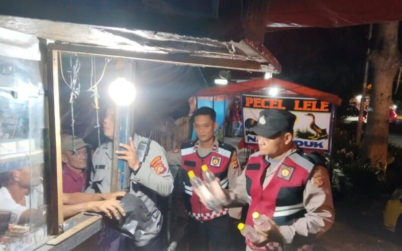 Gelar Razia, Polsek Bogor Tengah Amankan Puluhan Miras