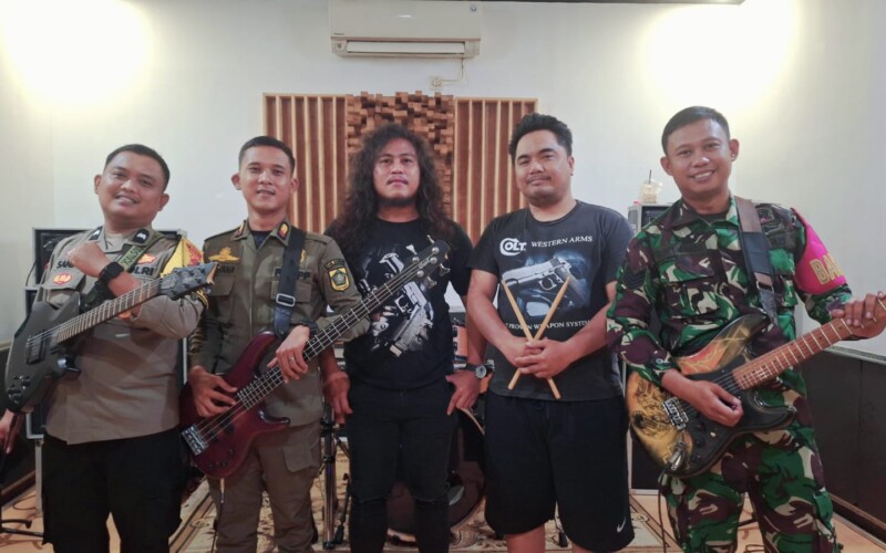 Personil Gabungan Bentuk Grup Band Lakban di Parungpanjang, Ingin Ciptakan Suasana Baru dunia musik